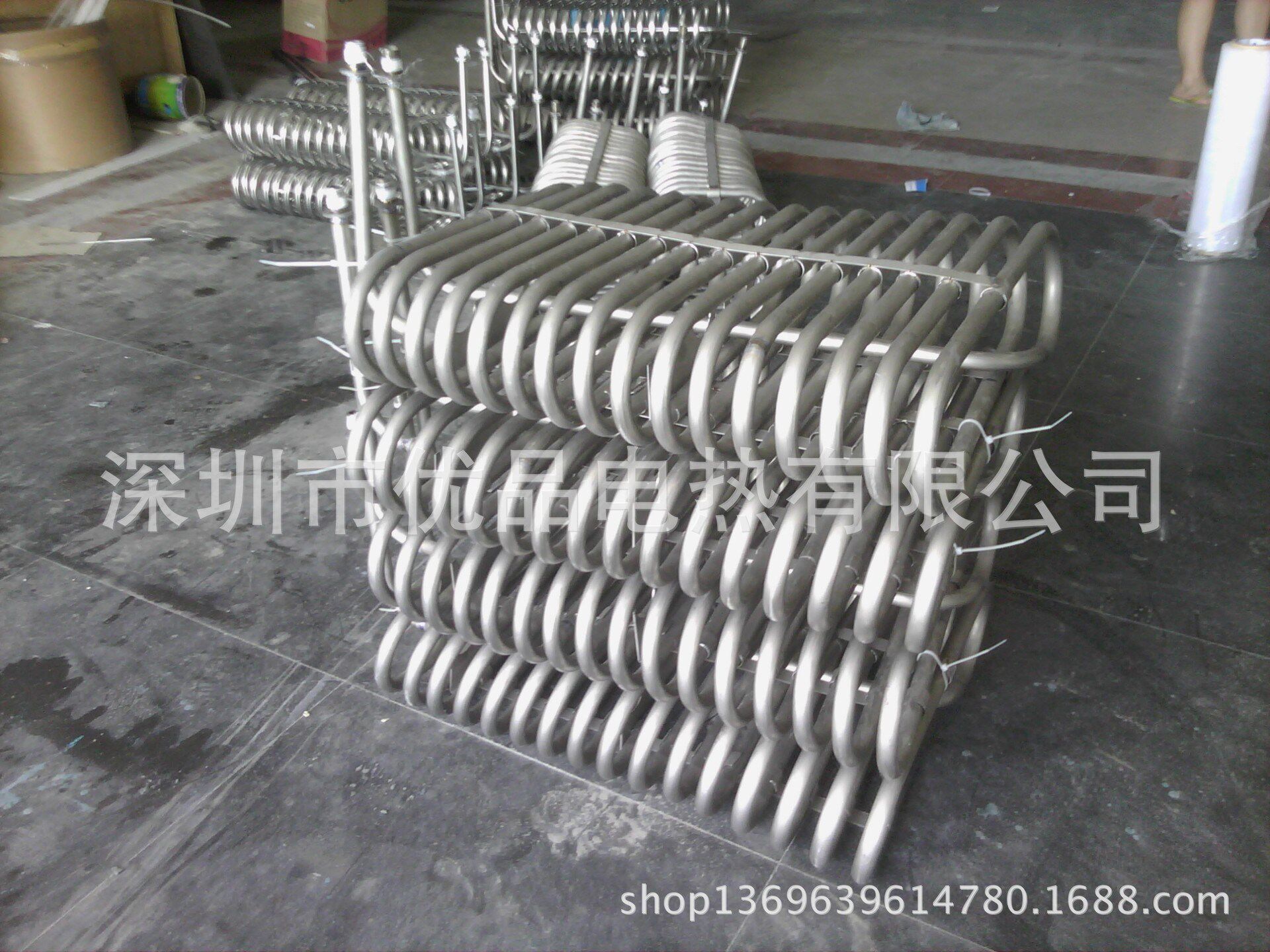 钛SUS316L冷热管 冷却盘管 可定制大型钛加热器 优质钛加热器系列
