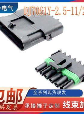 DJ3061Y-2.5-11-21 德尔福汽车防水连接器12010975 12015799插头