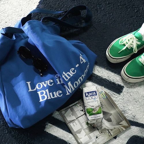 talktokey蓝调时刻帆布包