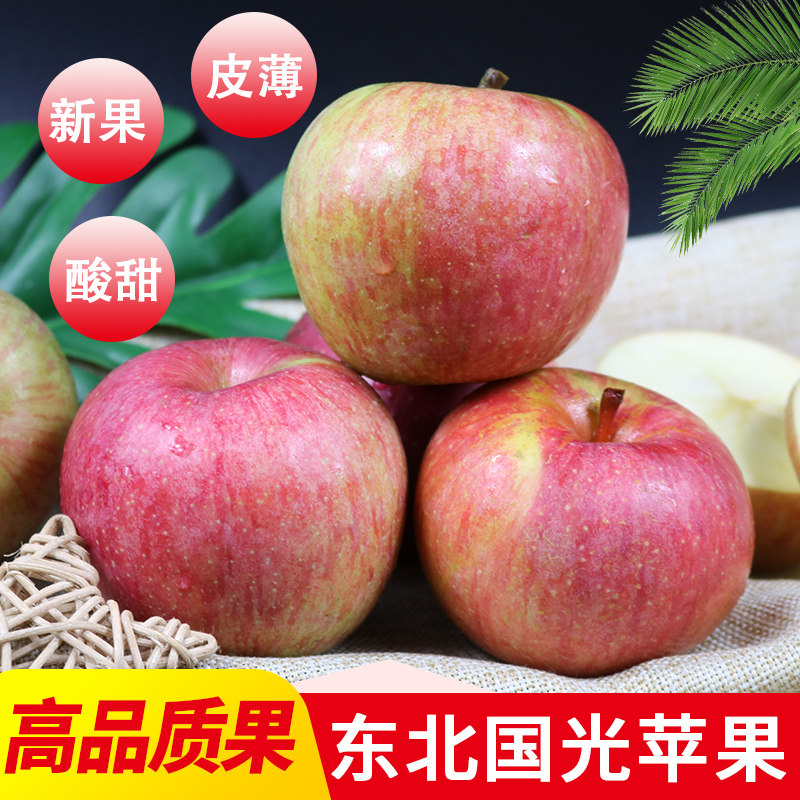 东北老树国光苹果新鲜水果小苹果丑苹果非红富士一件代发图片