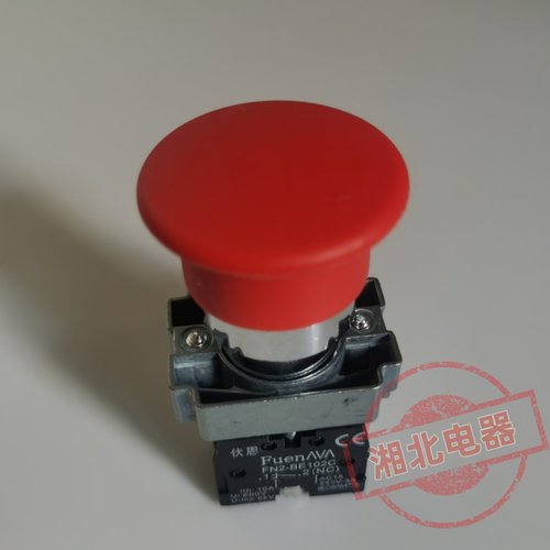 XB2-BC42C红色复位按钮开关
