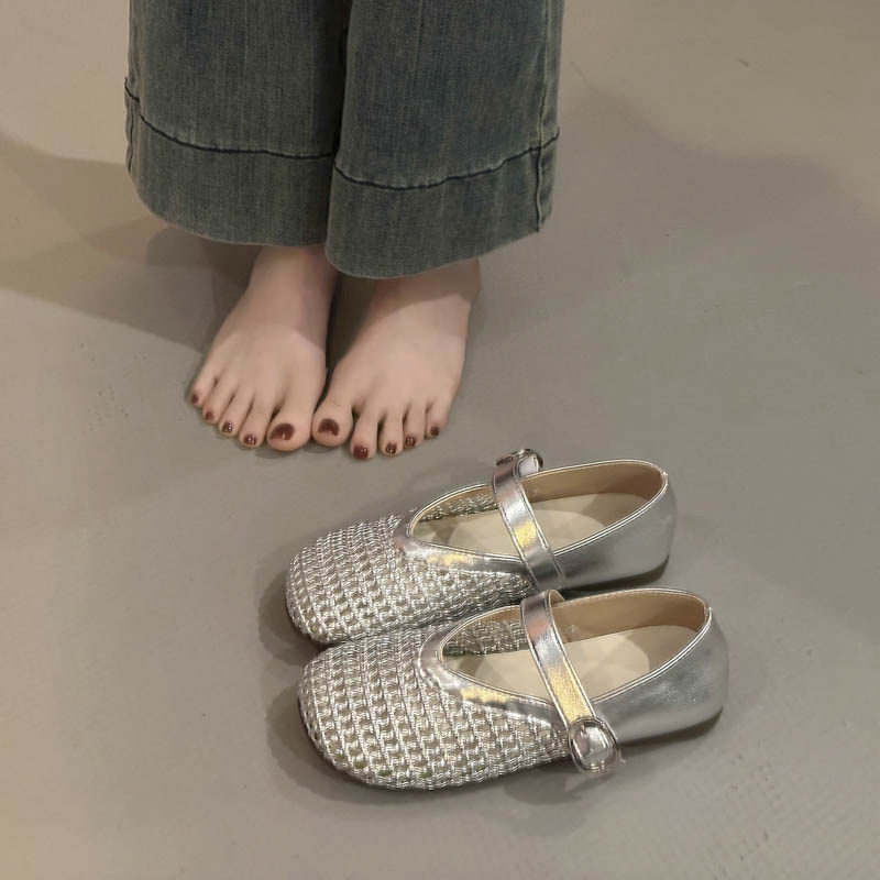 软底玛丽珍单鞋女外穿渔网鞋2026春夏季新款镂空透气一字带0126w,女鞋,浅口单鞋,淘宝优惠券,粉丝福利购,淘宝优惠卷