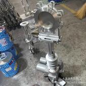 PZ973W 10RL2520电动刀型闸阀耐高温刀闸阀 310S材质闸阀