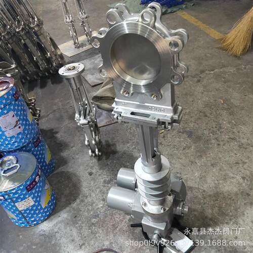 PZ973W-10RL2520电动刀型闸阀耐高温刀闸阀 310S材质闸阀
