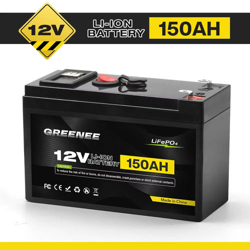 12V 锂电池 150Ah  适用探鱼器收音机太阳能储能 磷酸铁锂大电芯