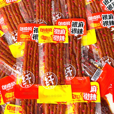 邬辣妈豆卷很麻很辣湖南豆腐干