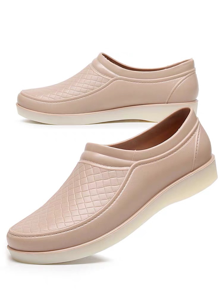 女款雨鞋时尚外穿短筒胶鞋防滑防水厨房工作鞋浅口雨靴牛筋底水鞋