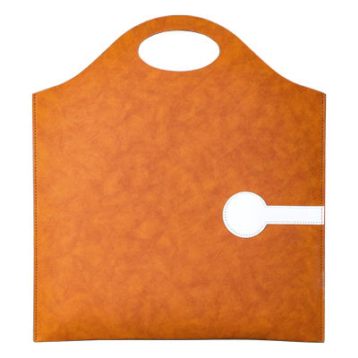 商务皮质文件袋a4大容量定制logo