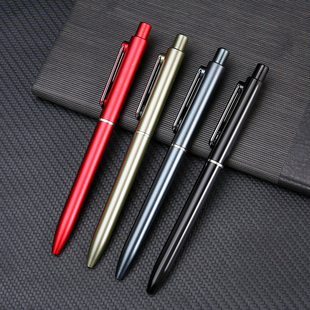 签字笔定制logo刻字印刷公司会议宣传酒店学校教培医疗展会商务广告笔定做印字按动中性笔礼品笔加重笔身水性