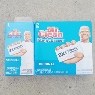 美国进口原装Mr Clean Magic Eraser多功能魔术清洁海绵擦2片装