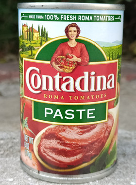 170g美国农夫原味纯番茄膏番茄泥调味酱Contadina Tomatoes Paste