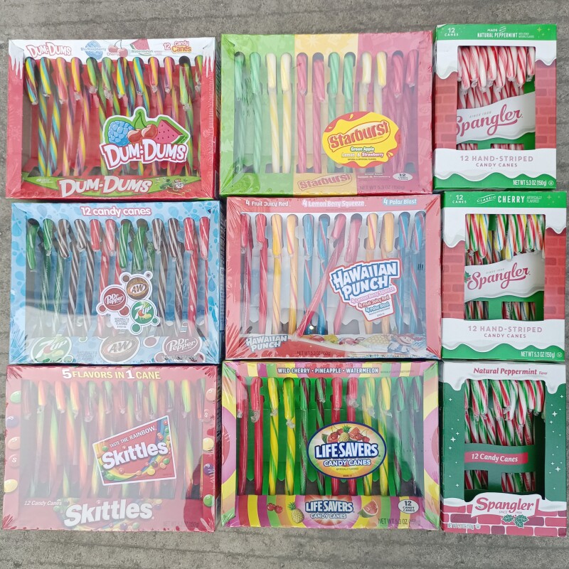 Spangler墨西哥水果味糖拐杖糖