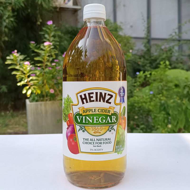 946ML美国亨氏苹果醋酿造食醋5%醋酸Heinz Apple Cider Vinegar