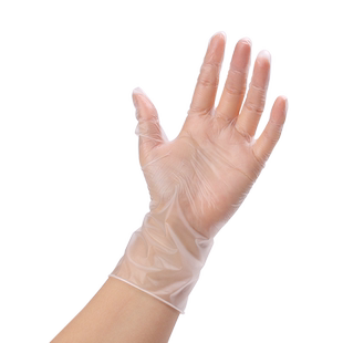 一次性PVC手套医用级橡胶乳胶女手术美容院按摩手膜硅胶纹绣专用