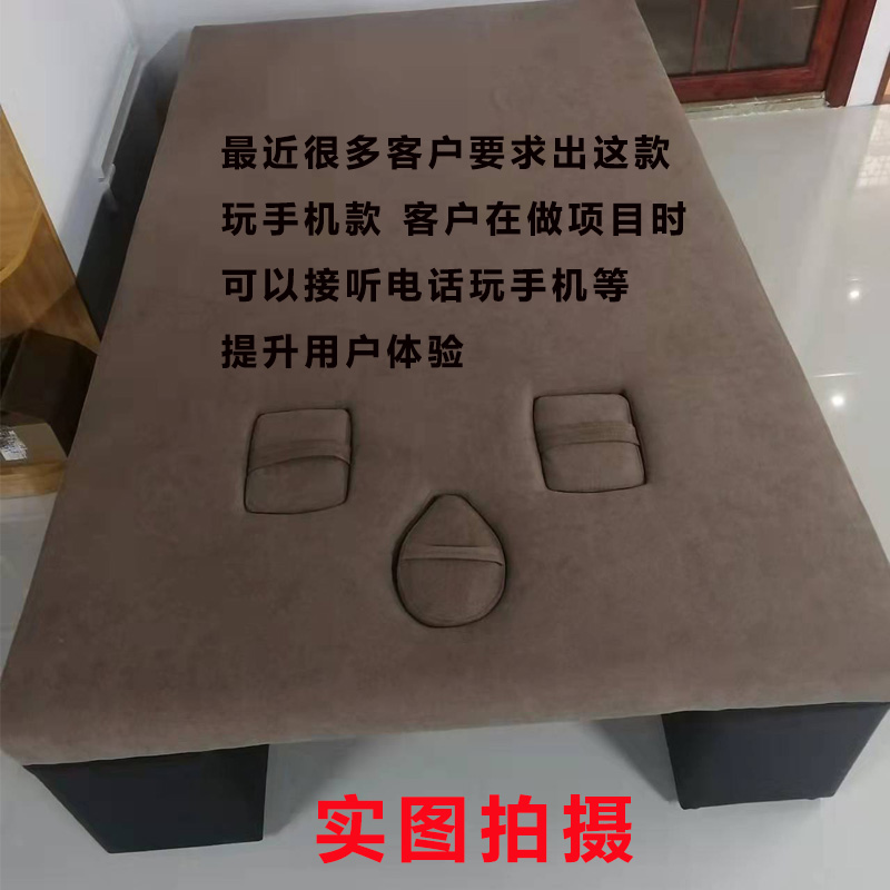 泰式按摩床开手动按摩专用加宽全身推拿SPA理疗床正骨实木床定制