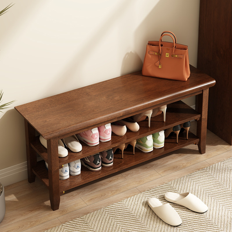 实木换鞋凳门口家用入户穿鞋凳子可坐鞋柜一体换鞋坐凳可收纳鞋架,住宅家具,换鞋凳,淘宝优惠券,粉丝福利购,淘宝优惠卷