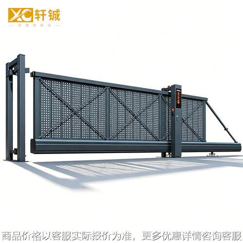 通达捷安端出口品质抗风电动无轨悬浮门智能遥控段滑门悬空门