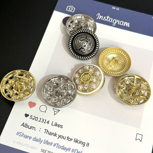 金属复古金色风衣皮草纽扣毛衣毛呢大衣西装外套钮扣高档毛衣扣子
