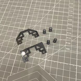 精品自制 田宫四驱车用 MS/MSL内避震底盘托架 U型托架 含弹簧