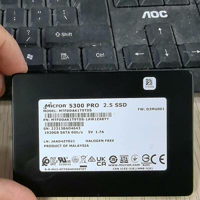Micron/镁光5300PRO.1.92T固态硬盘,企业级(请询价)