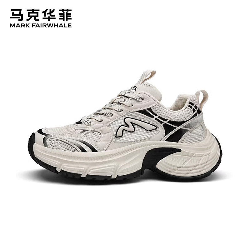 马克华菲老爹鞋透气增高
