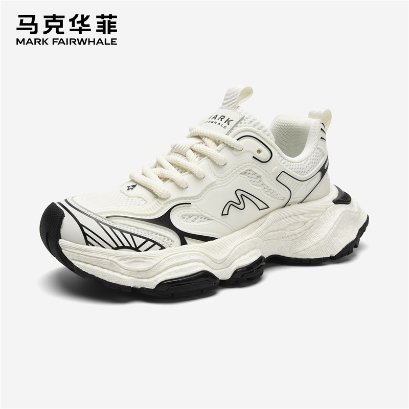 马克华菲老爹鞋增高透气