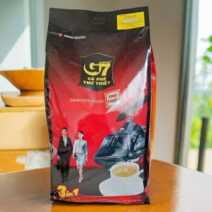 越南版中原g7三合一速溶咖啡粉浓香原味1600g大包装100条原装进口
