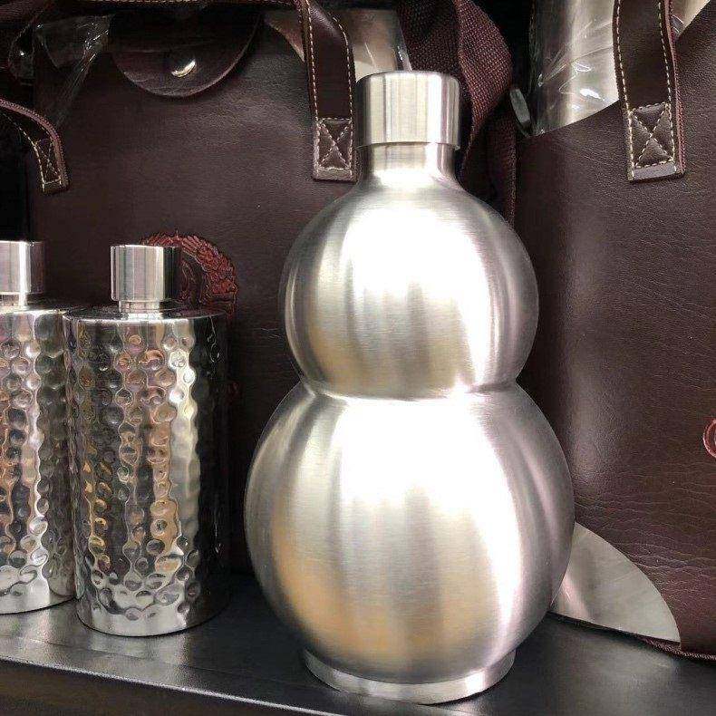 葫芦水壶酒男女潮流复古不锈钢酒壶外出男士杯子时尚装酒古风特价