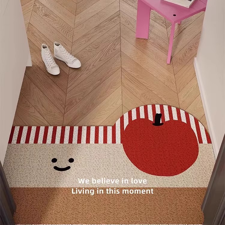 丝圈地垫入户门垫家用进门口防滑脚垫加厚耐脏免洗垫子可裁剪地毯