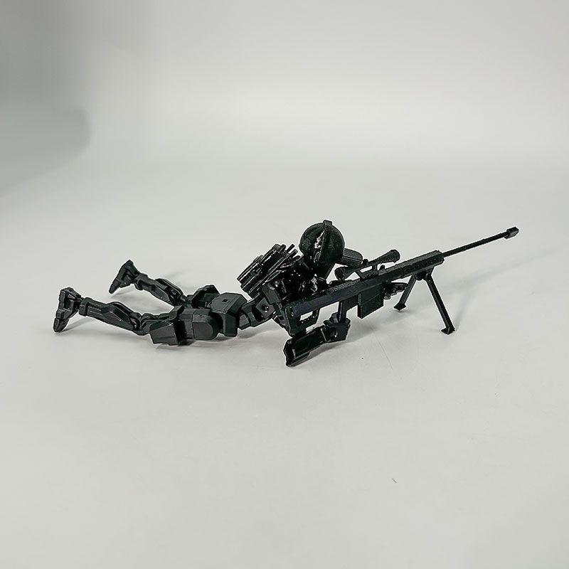dummy13特种兵人拼装模型益智玩具男孩3d打印玩具关节可动人偶