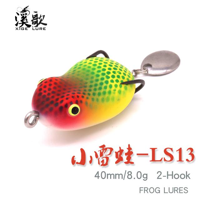 雷蛙路亚饵小号钓黑鱼专杀拇指迷你假饵微物打黑雷强饵水面系鲈鱼