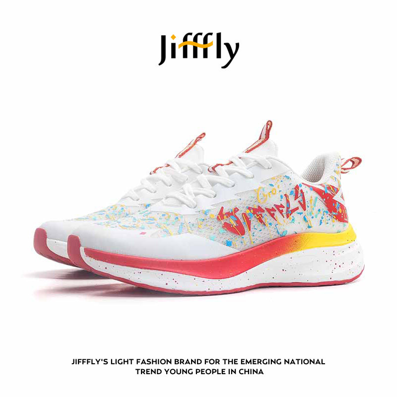 jifffly跑步鞋男2025新款秋冬轻便减震低帮超轻软底运动鞋子