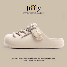 Jifffly运动拖鞋女2025夏季新款勃肯鞋子防滑居家洞洞鞋男款外穿