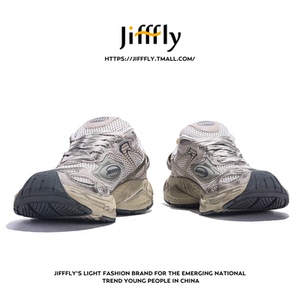 Jifffly老爹鞋男鞋2024秋季新款增高百搭复古做旧运动国潮鞋情侣