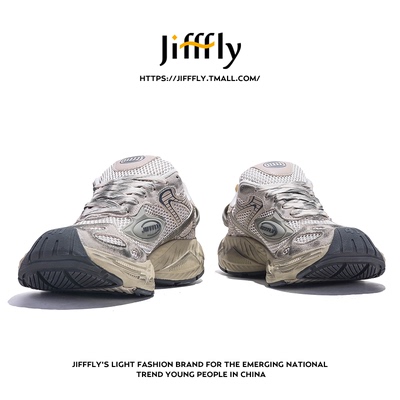 Jifffly翻毛擦脏做旧老爹鞋情侣