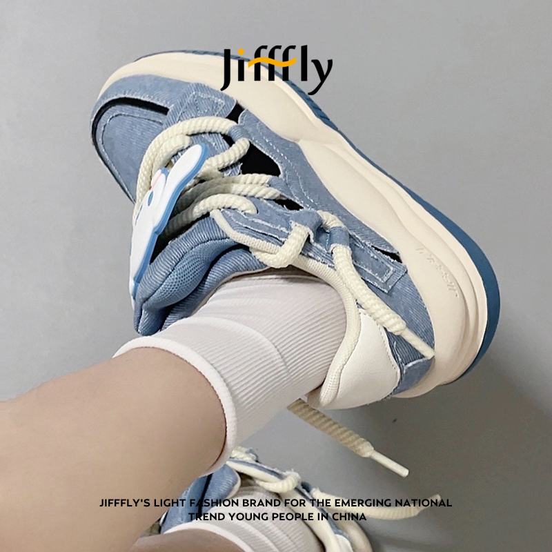 jifffly秋季百搭面包鞋情侣款