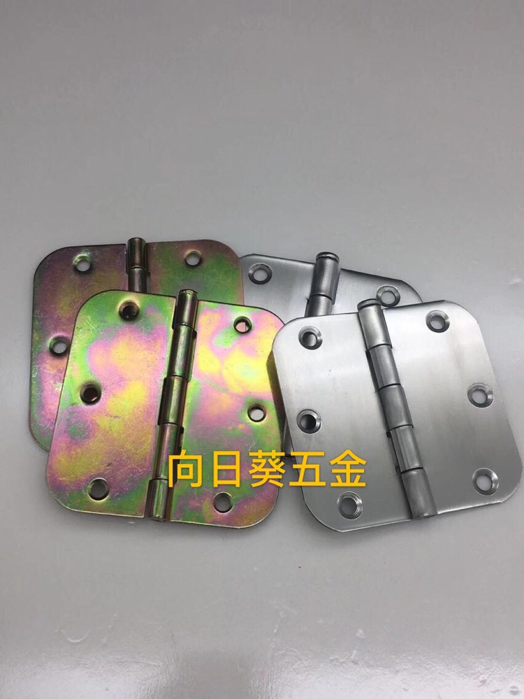 5LSS老式3.5寸圆角铁 不锈钢合页 卫生间门合页 塑钢门活页