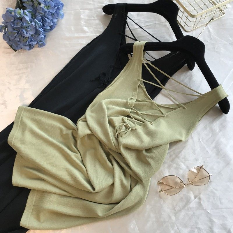 休闲款深色女生晚宴弹性中学生海滩内搭连身背心长裙单单件|ruв категории Женская одежда, платье - от Buy2taobao.com для оказания профессиональной услуги покупки агента Taobao