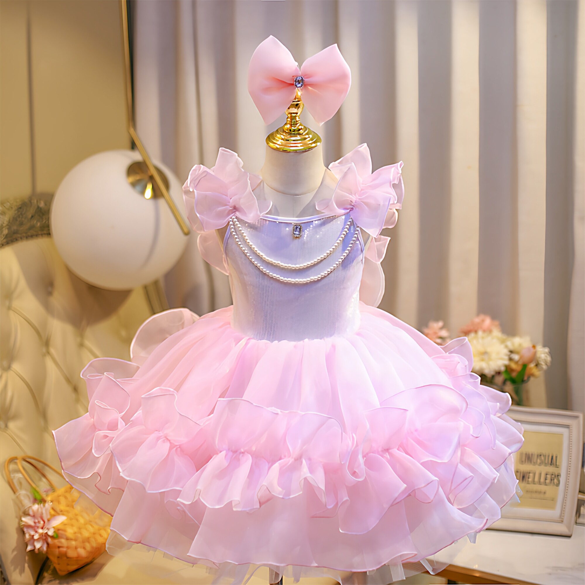 六一儿童节蓬蓬裙演出服幼儿园舞蹈表演服公主裙纱裙女童舞台装