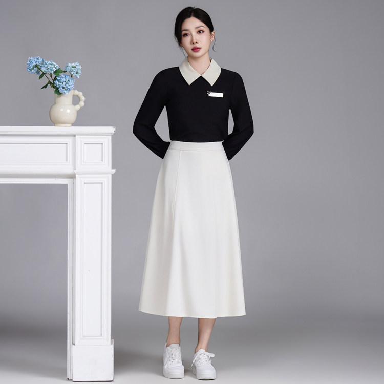 美容院工作服女美容师高端医美养生馆美发美甲足疗店技师工装套装