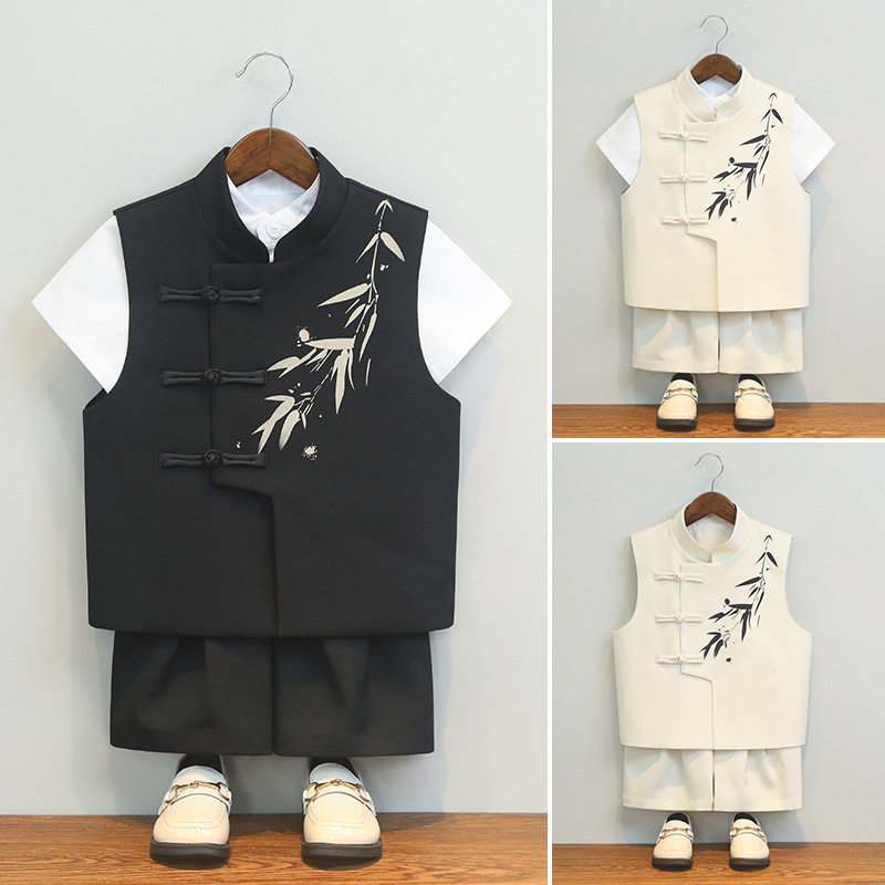 萝卜呗呗西服/小西装男童新中式