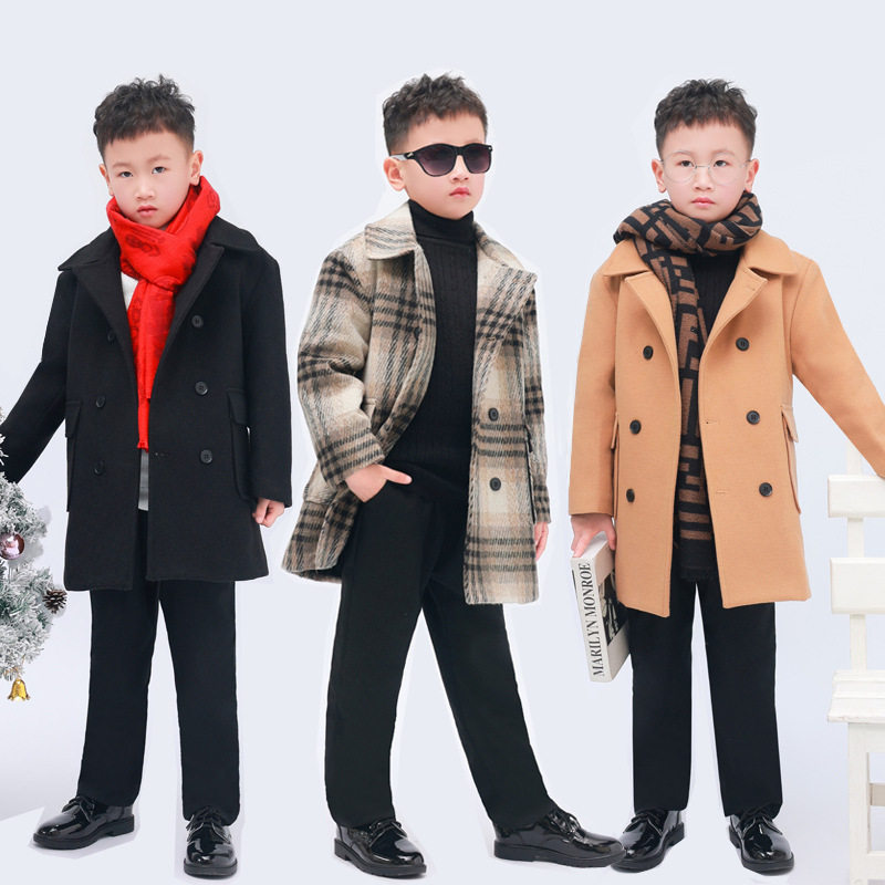 锦贵娇子呢大衣秋冬季新款韩版男