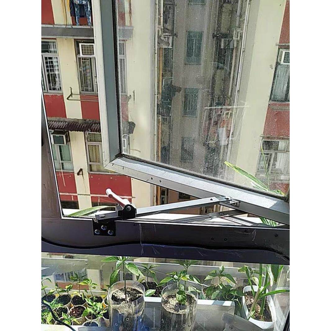 撑杆角度平开窗门窗支架限位器铝合金风撑伸缩可调防风杆塑钢窗户