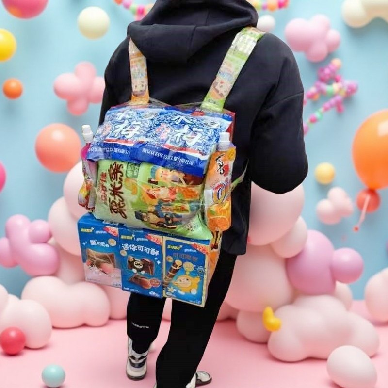 六一6月1日儿童节零食大礼包定制创意大礼包网红爆款零食做的背包