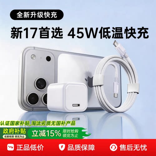 【政府补贴立减15%】苹果充电器