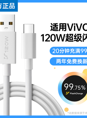 TAFIQ120w快充数据线typec适用vivo手机双tpyec充电线器6a安卓iqooneo5超级闪充10/9/8/7/5pro闪充6a专用加长
