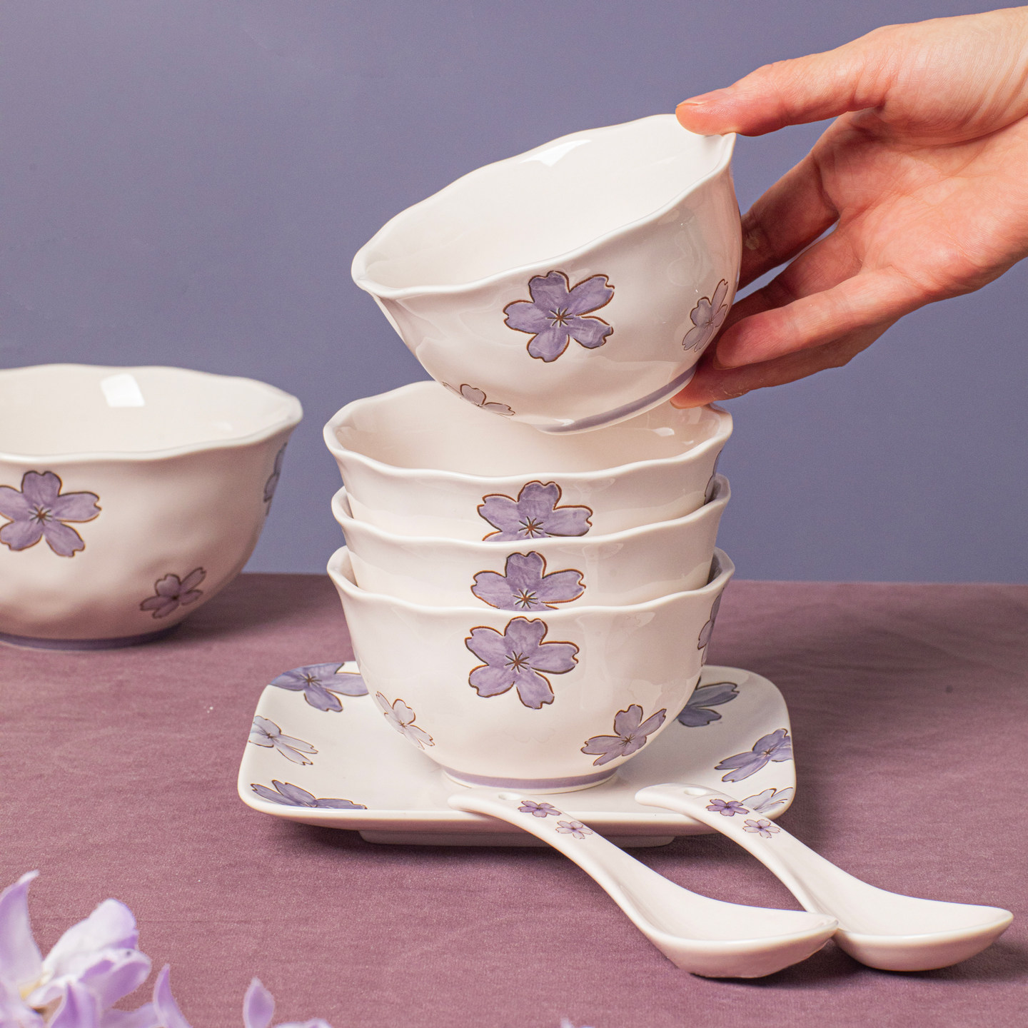 【健康釉下彩】顺祥陶瓷高级餐具图片