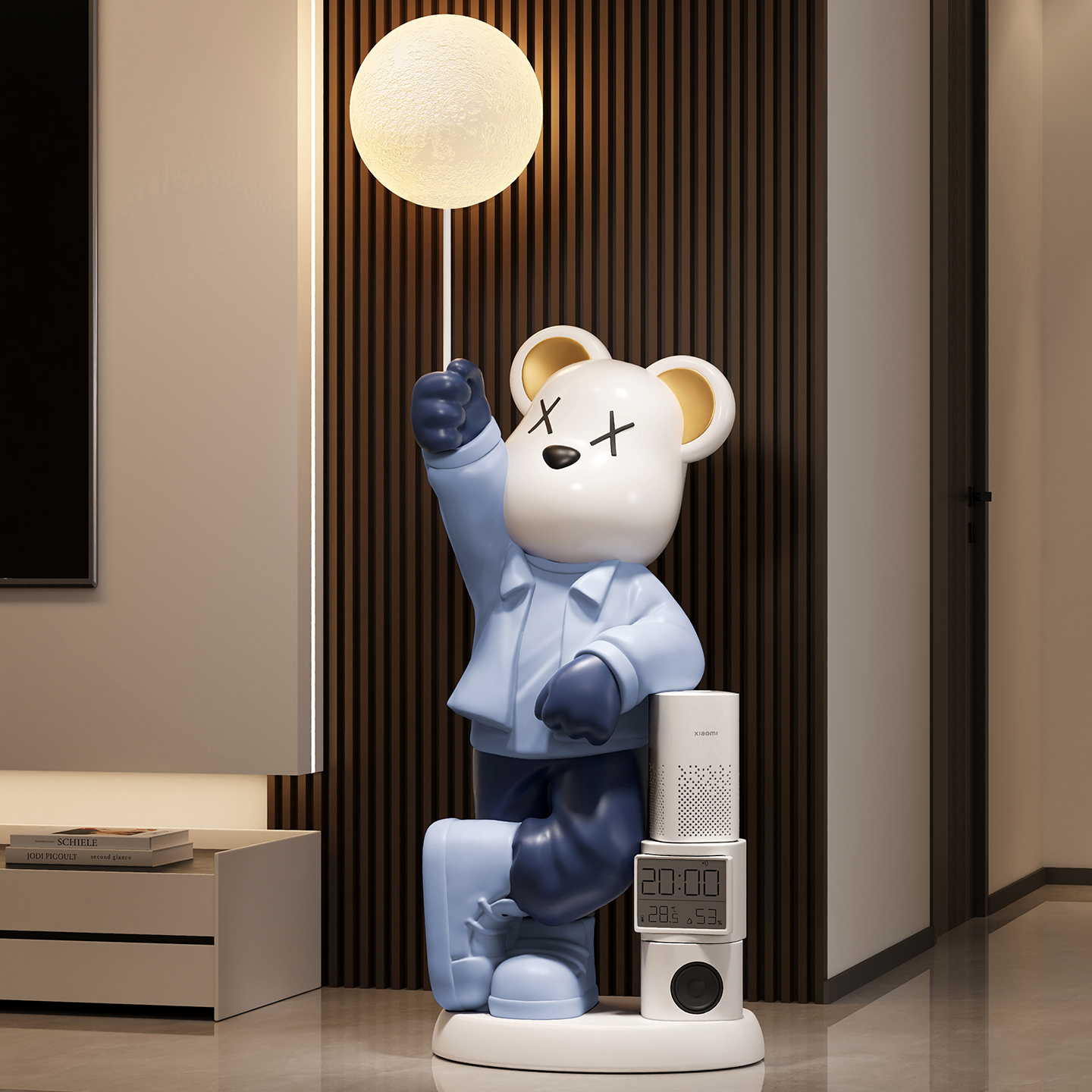 小爱音箱暴力熊客厅摆件
