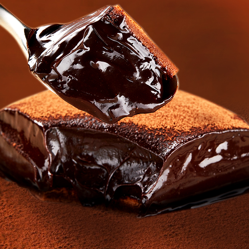 冰山熔岩巧克力蛋糕网红零食甜品下午茶爆浆夹心盒子面包旗舰店