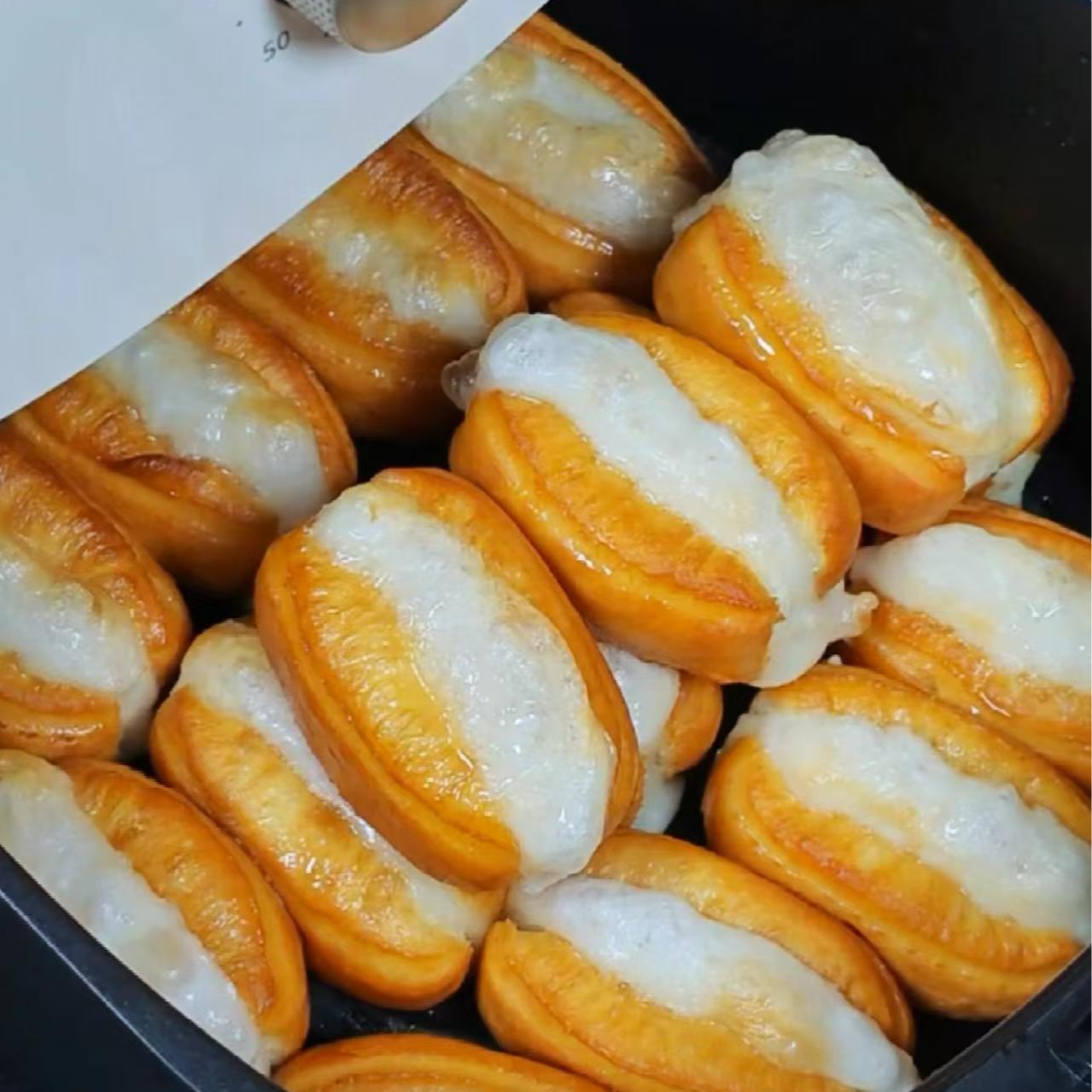 糍粑油条上班族空气炸锅快速早餐半成品油条夹麻糍拉丝加热即食